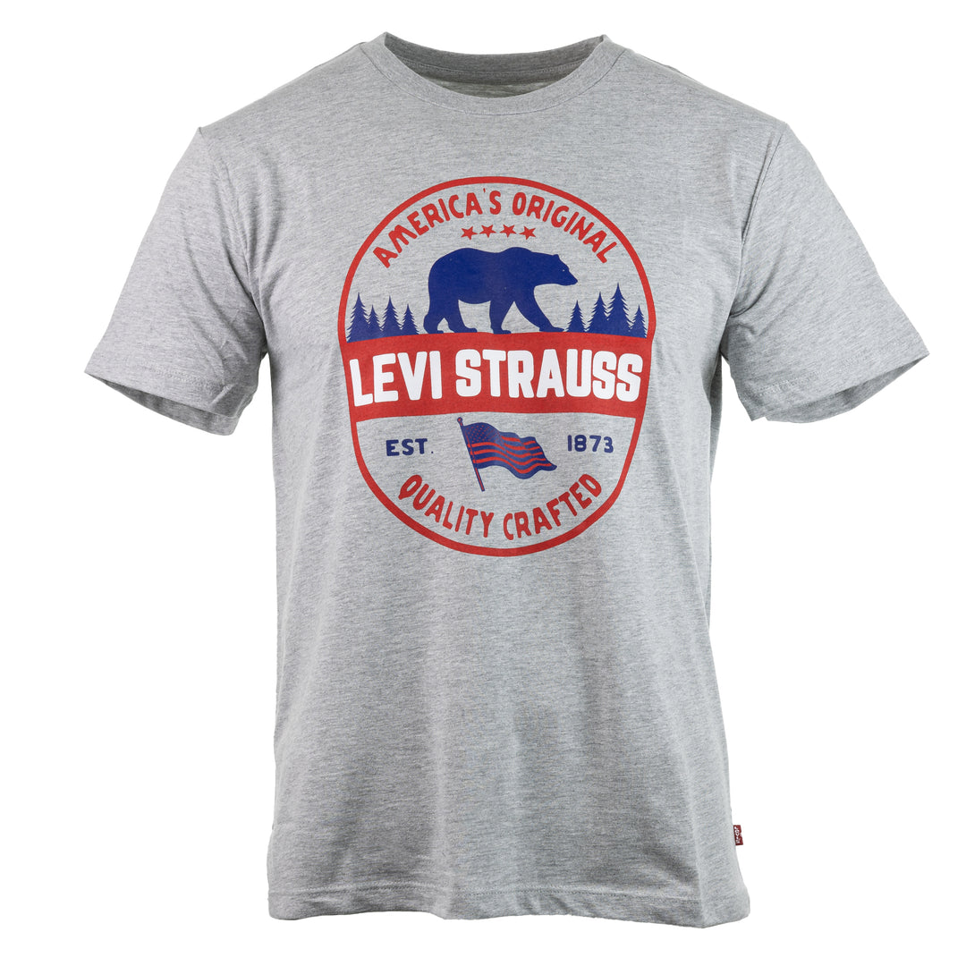 Levis Men's Basic T-Shirt in Grey Heather