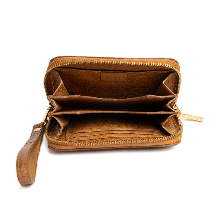 Women's Wallet in Chestnut Ostrich Leather