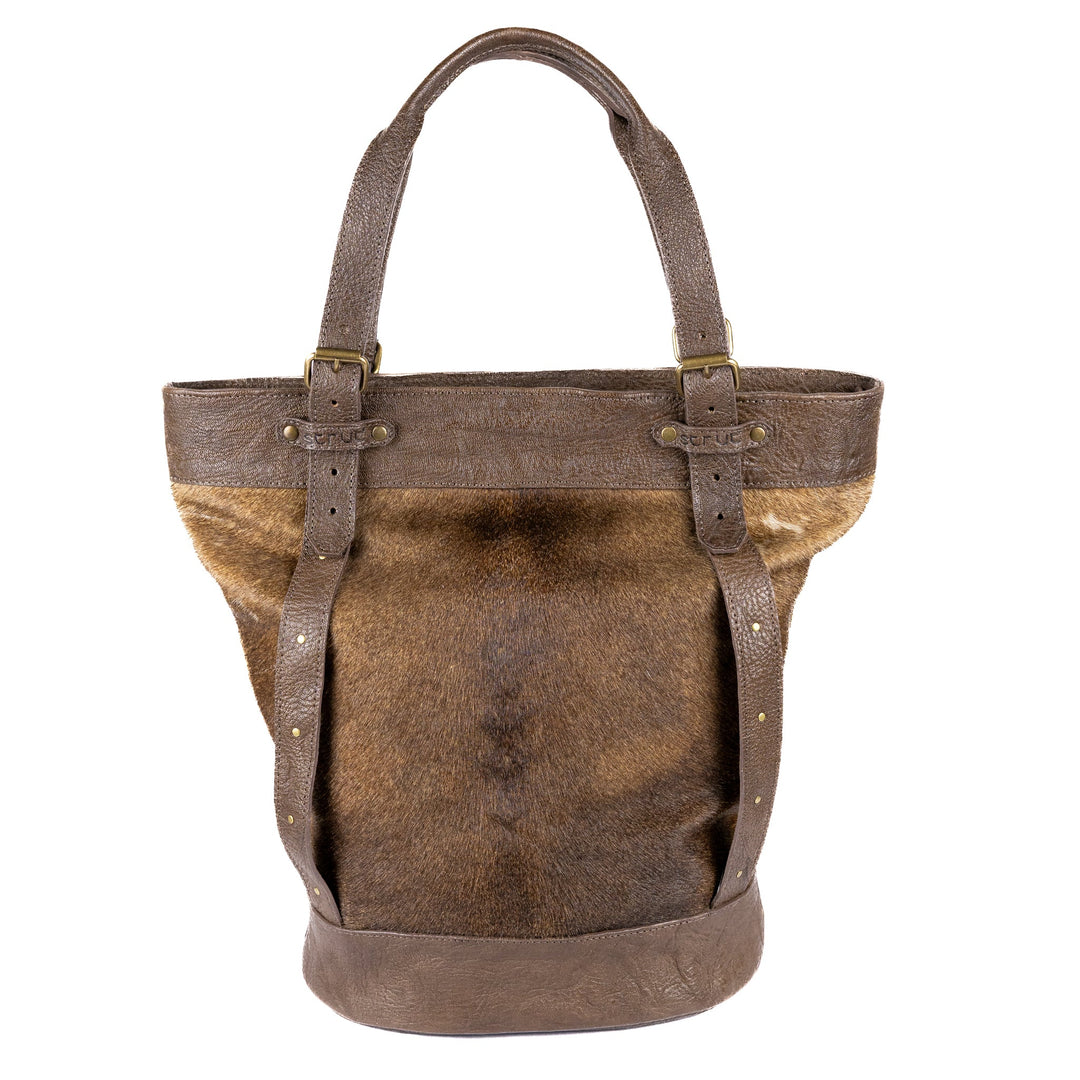 Bolsa Sacola Com Pelos em Couro de Carneiro Strut - Strut