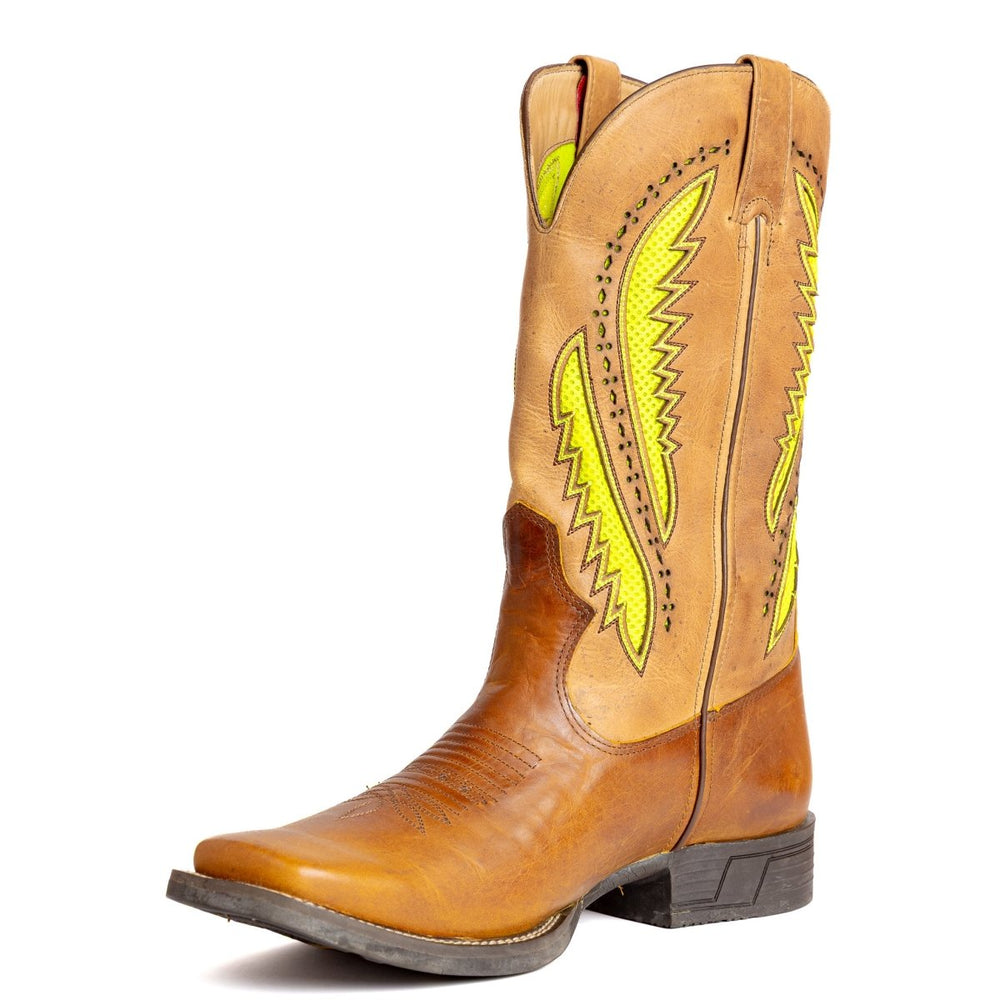 Bota Masculina Goyazes em Couro Bovino Ocre - Strut