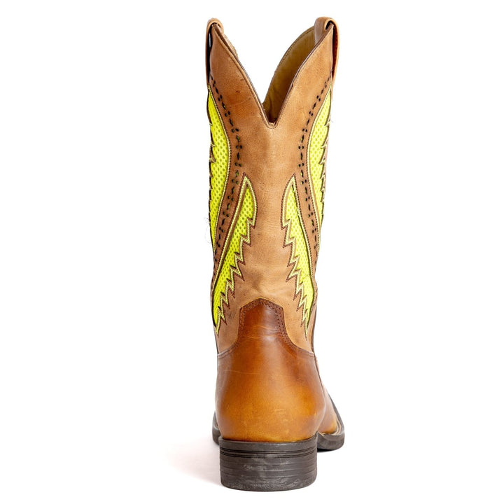 Bota Masculina Goyazes em Couro Bovino Ocre - Strut