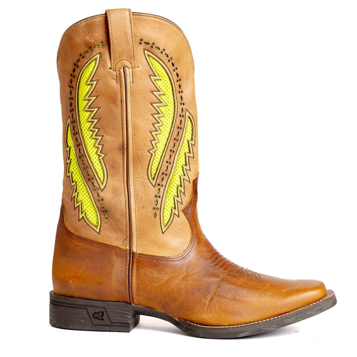 Bota Masculina Goyazes em Couro Bovino Ocre - Strut