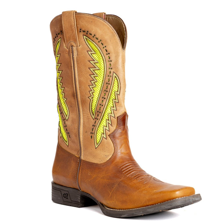 Bota Masculina Goyazes em Couro Bovino Ocre - Strut