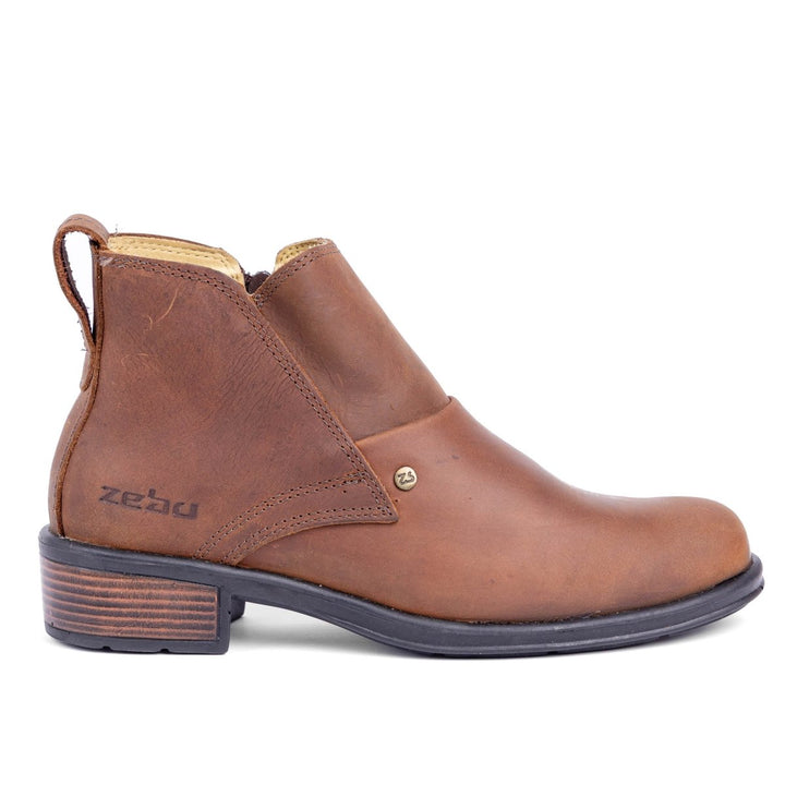 Botina Feminina Zebu em Couro Bovino 87040MS05 - Strut