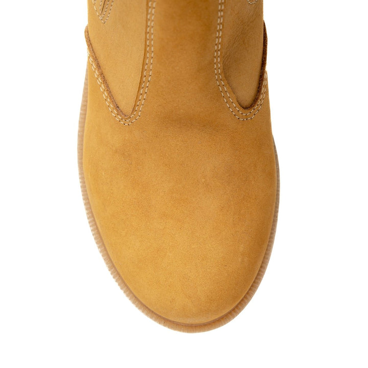 Botina Infantil em Couro Bovino Castor com Detalhe - Strut