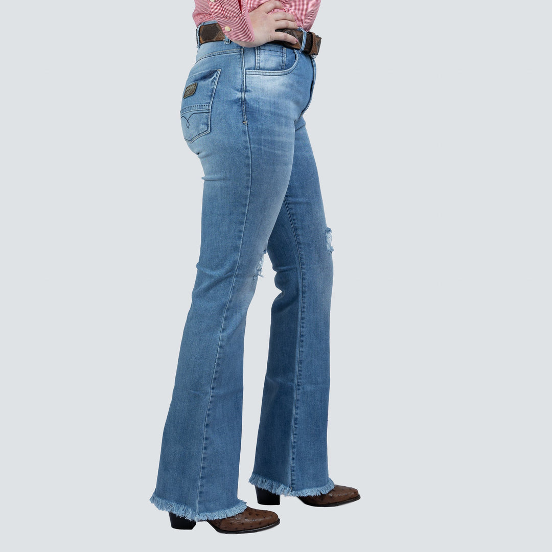 Calça Flare Feminina Strut Delave - Strut