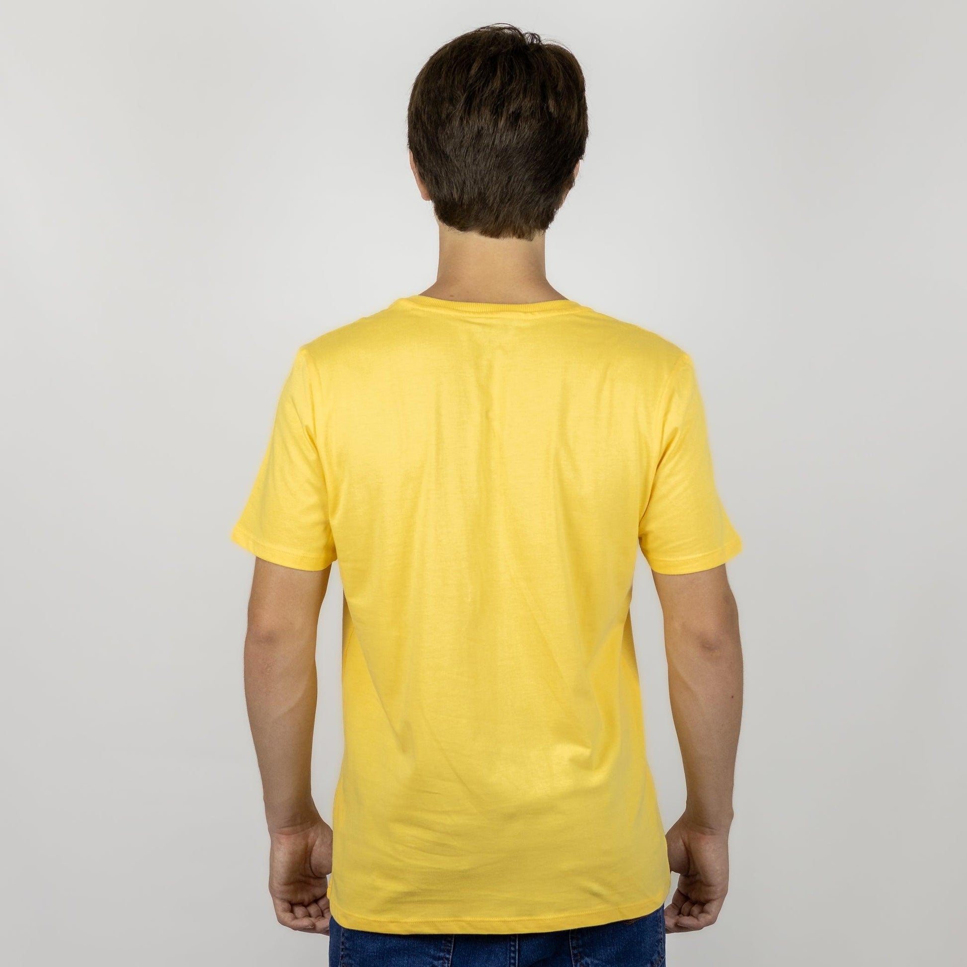 Camiseta Básica Strut Estampa Deserto Amarela - Strut