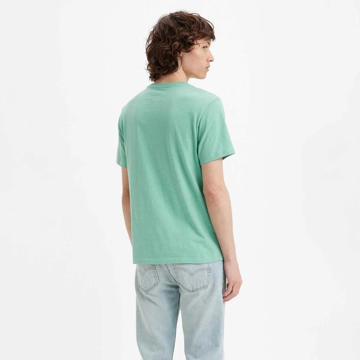 Camiseta Levi's® Classic Com Bolso Manga Curta Verde - Strut