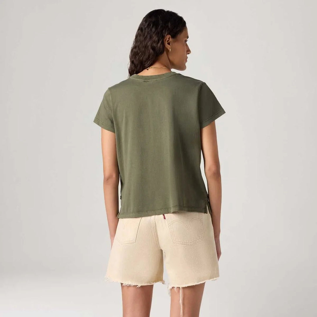 Camiseta Levi's® Graphic Boxy Verde Manga Curta - Strut