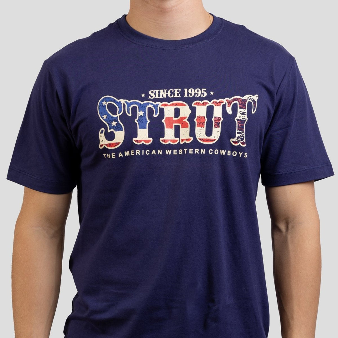 Camiseta Masculina Gola Redonda Strut American Western Cowboys - Strut