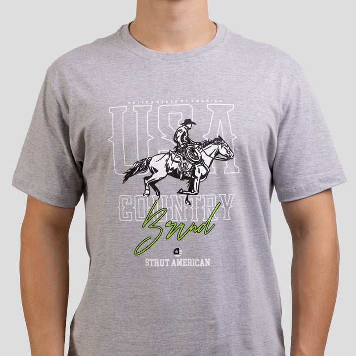 Camiseta Masculina Gola Redonda Strut Usa Country - Strut
