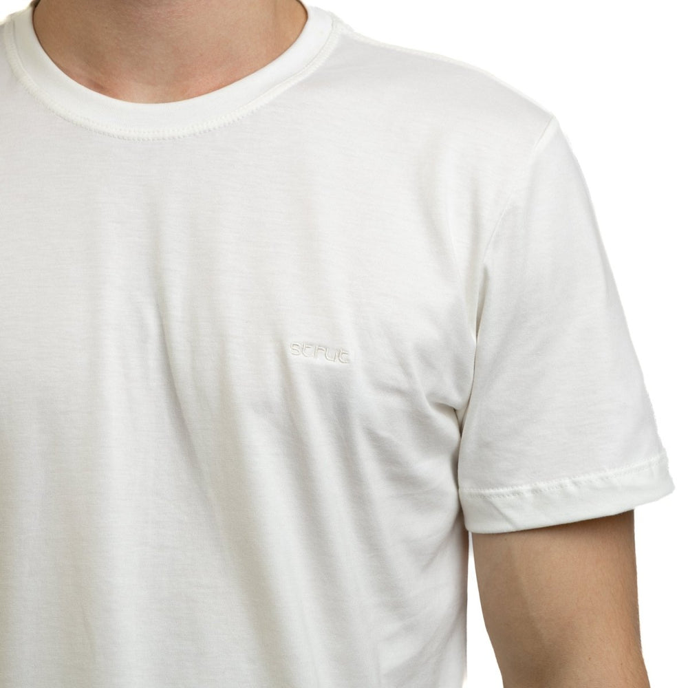 Camiseta Masculina Strut Algodão Pima - Off White - Strut