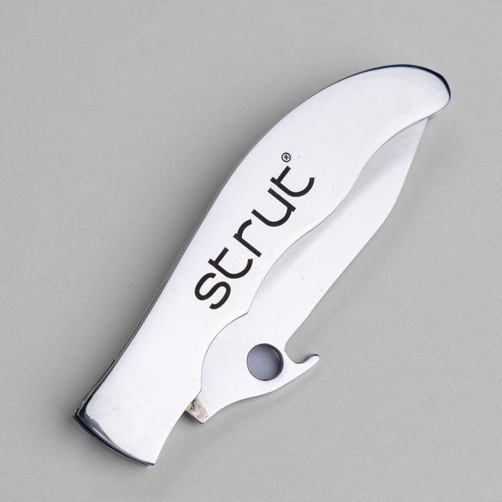 Canivete Strut Em Aço Inoxidável Com Abridor de Garrafas Integrado - Strut