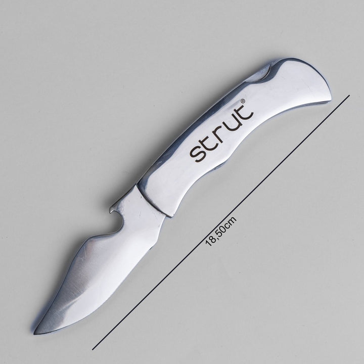 Canivete Strut Em Inox Com Abridor De Garrafa Integrado - Strut