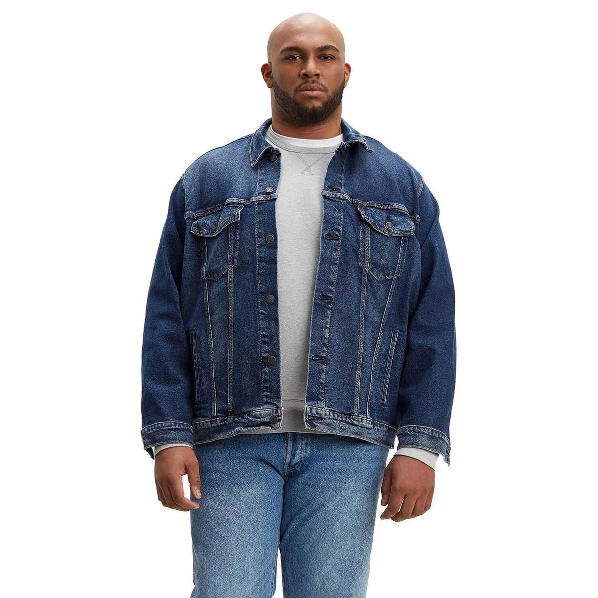 Levi's plus size sales trucker denim jacket