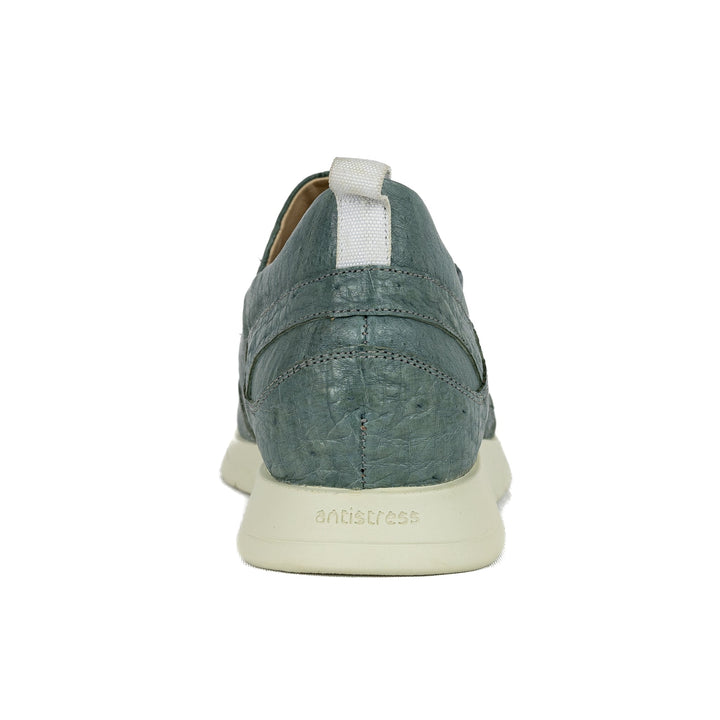 Sneaker Feminino Atenas em Couro de Avestruz Sky Gray - Strut