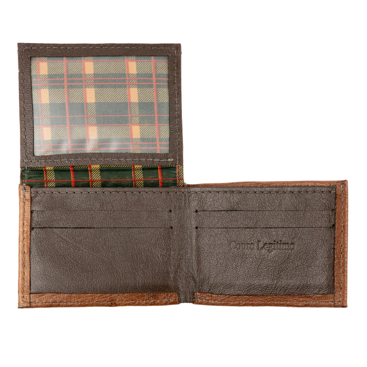 Men's Strut Chestnut Ostrich Leather Wallet