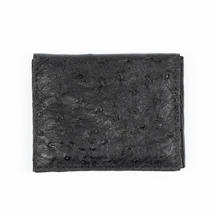 Men's Strut Chestnut Ostrich Leather Wallet