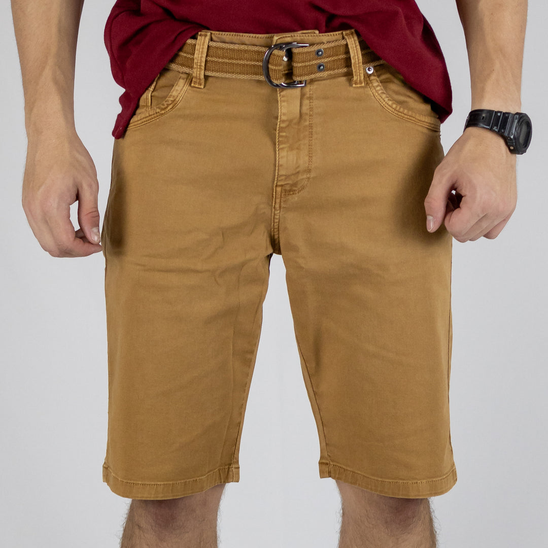 Men's Shorts in Twill Strut Regular Fit Green