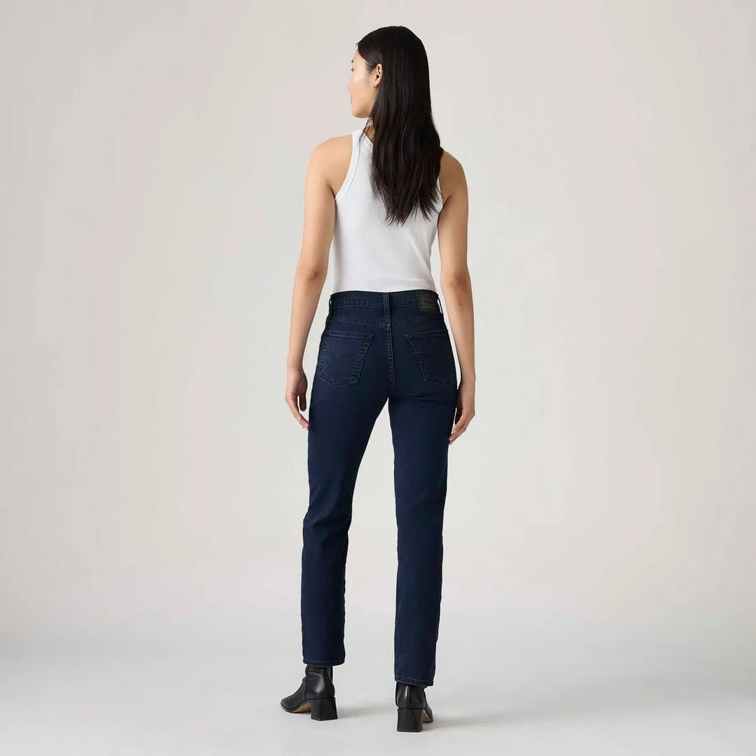 Calça Jeans Levi's® 724® High Rise Straight Lavagem Escura