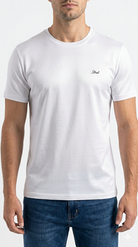Camiseta básica masculina Strut Confort Dry Branca