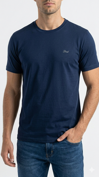 Camiseta Básica Masculina Strut Confort Dry Azul Marinho