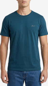 Camiseta básica masculina Strut Confort Dry Azul Petróleo