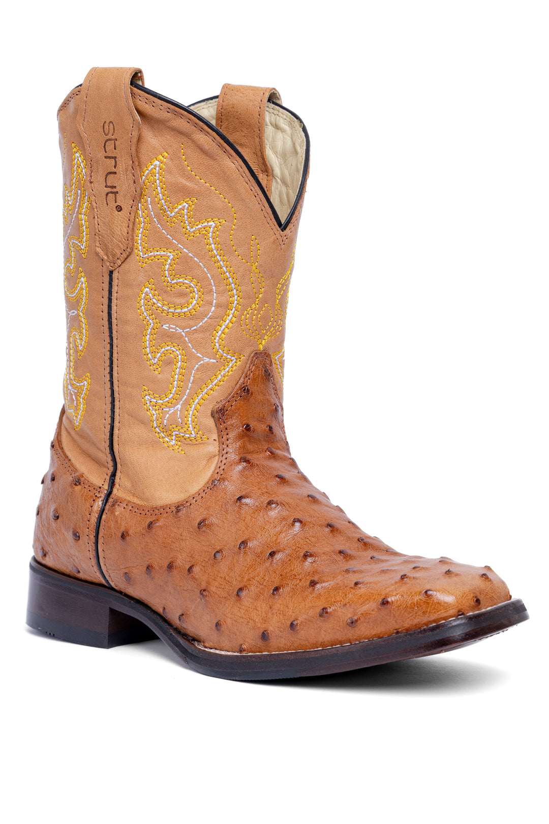 Bota ST029 Strut - Cano com bordado country