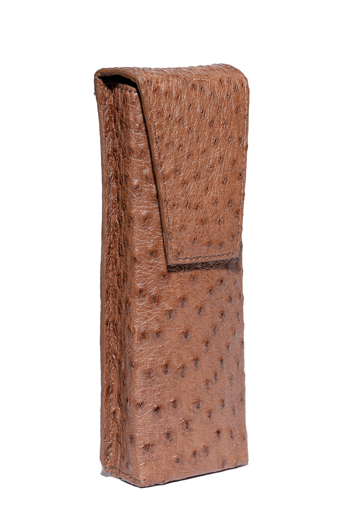 Porta charuto de avestruz tabaco Strut para 2 charutos
