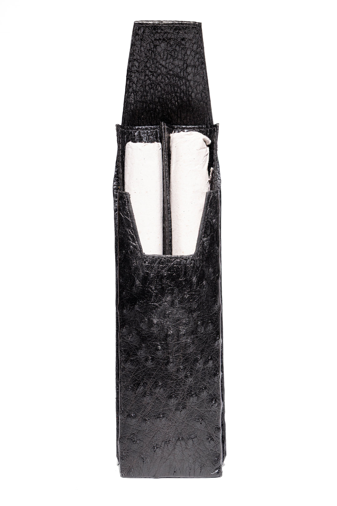 Porta charuto preto com espaço para 2 charutos e cortador - Strut