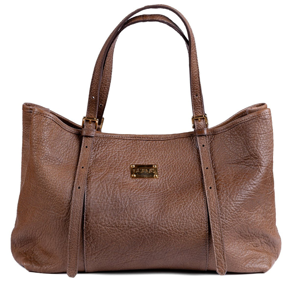 Bolsa Feminina Strut em Couro de Carneiro - Tabaco - Strut