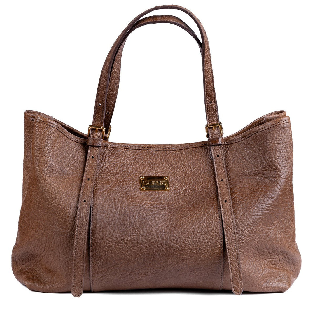 Bolsa Feminina Strut em Couro de Carneiro - Tabaco - Strut