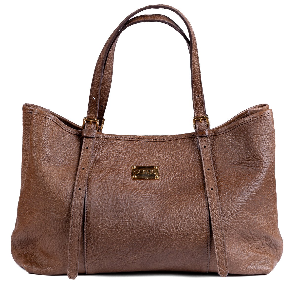 Bolsa Feminina Strut em Couro de Carneiro - Tabaco - Strut