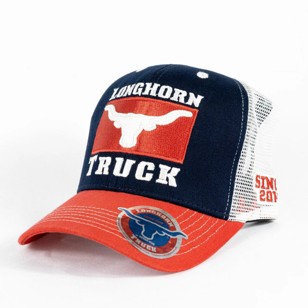 Boné Longhorn Truck Azul Vermelho e Branco - Strut