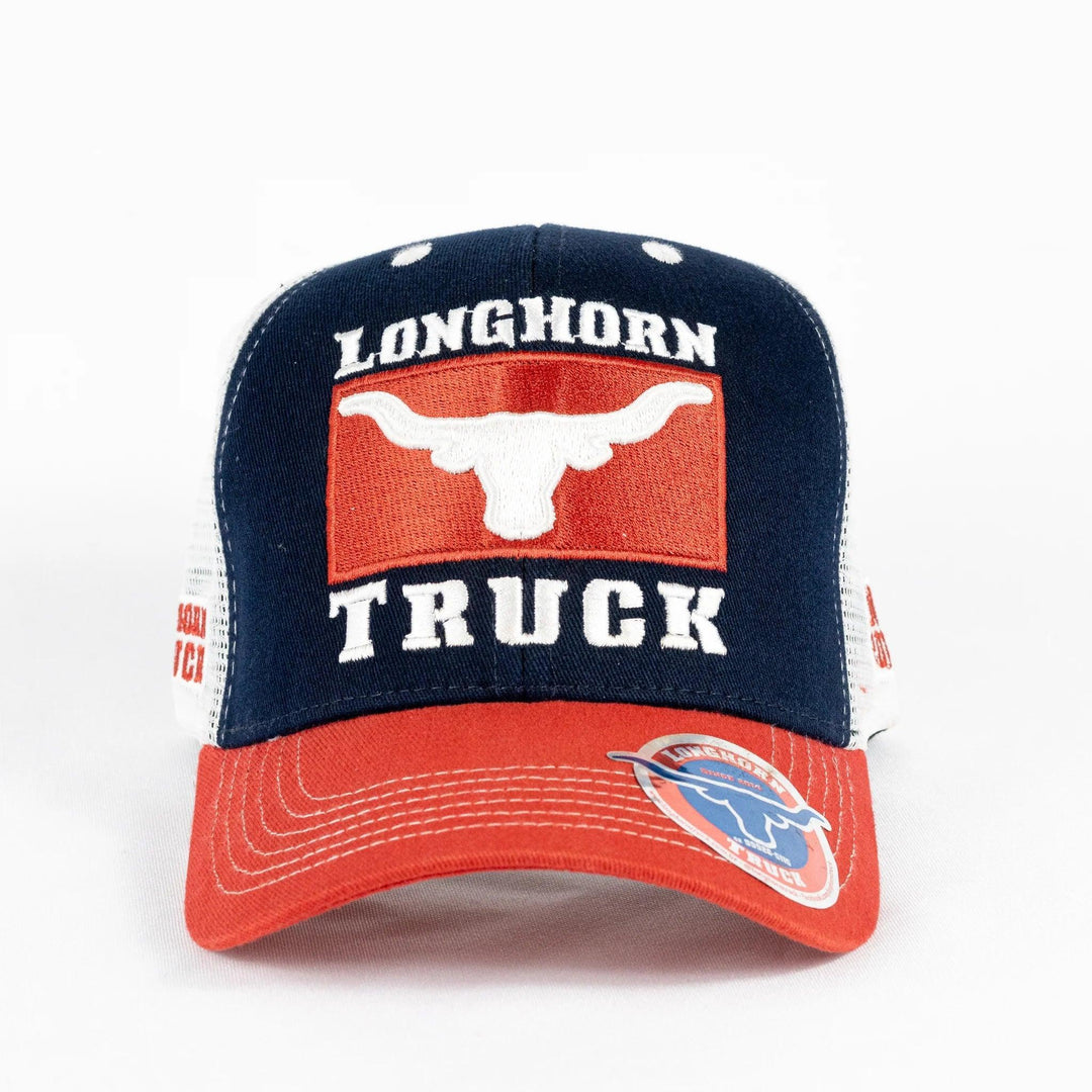 Boné Longhorn Truck Azul Vermelho e Branco - Strut