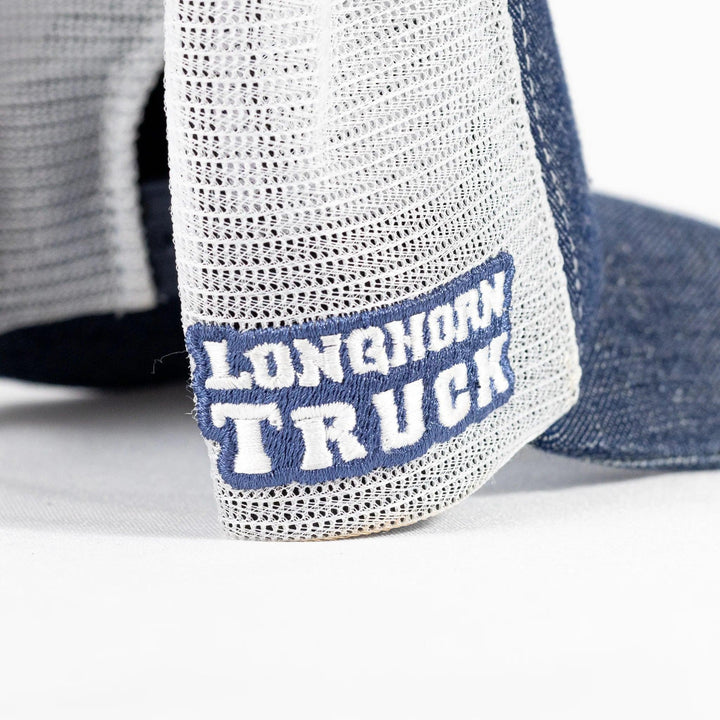 Boné Longhorn Truck Jeans e Branco - Strut