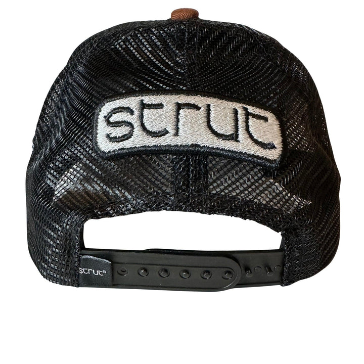 Boné Strut Trucker Marrom e Bege - Strut