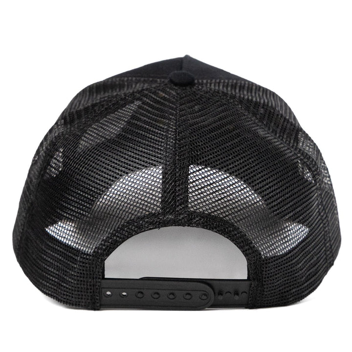 Boné Trucker Aba em Couro de Avestruz Caramelo - Strut