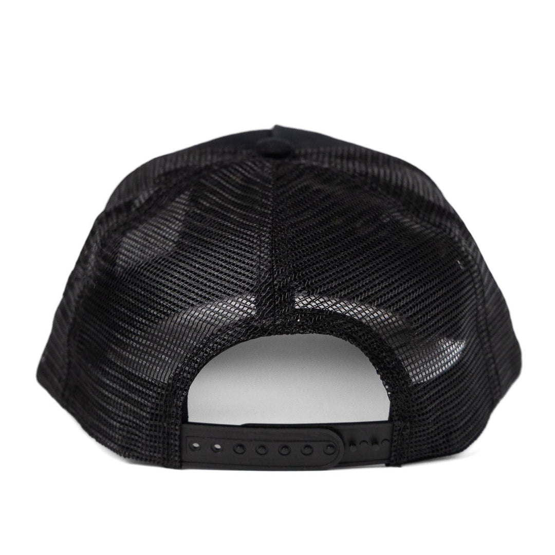 Boné Trucker Aba em Couro de Avestruz Chestnut - Strut
