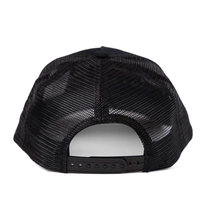 Boné Trucker Aba em Couro de Avestruz Chestnut - Strut