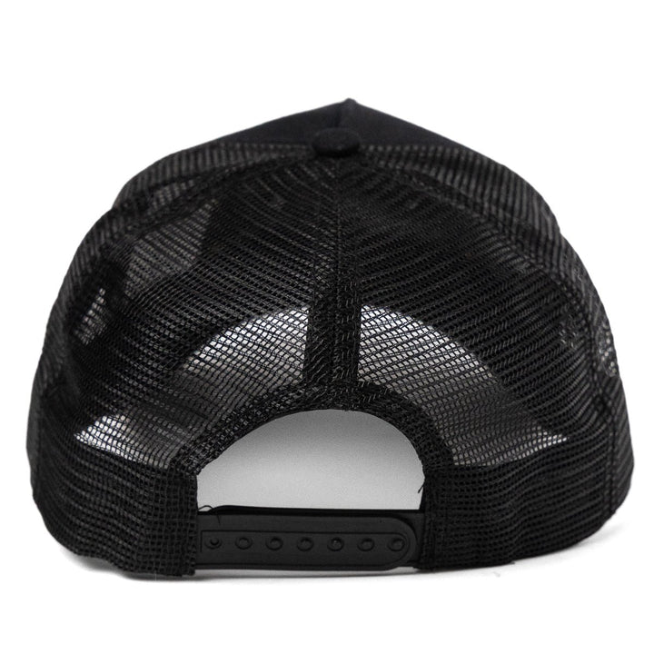 Boné Trucker Aba em Couro de Avestruz Tabaco - Strut