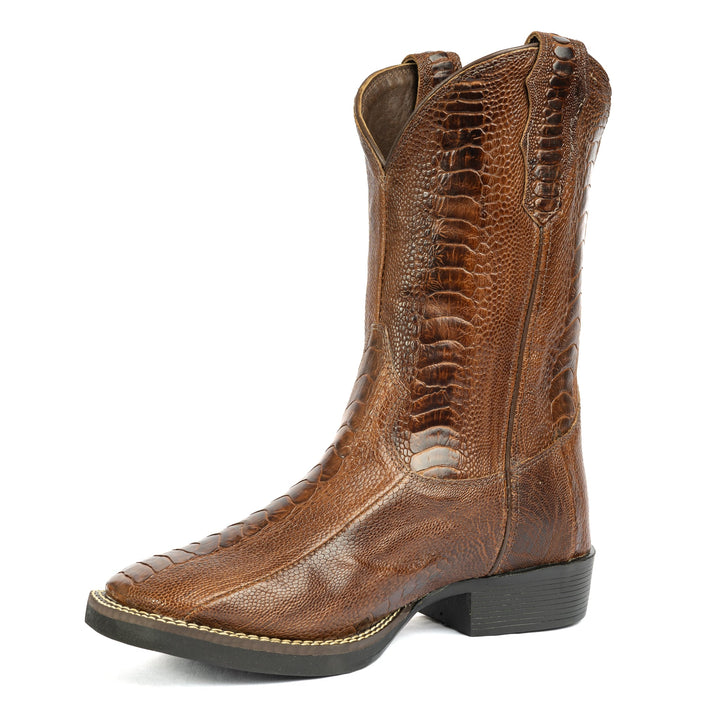 Bota Masculina em Couro de Canela de Avestruz Strut - Strut