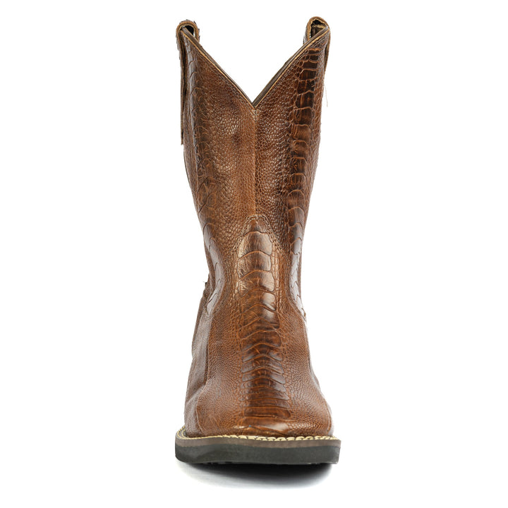 Bota Masculina em Couro de Canela de Avestruz Strut - Strut