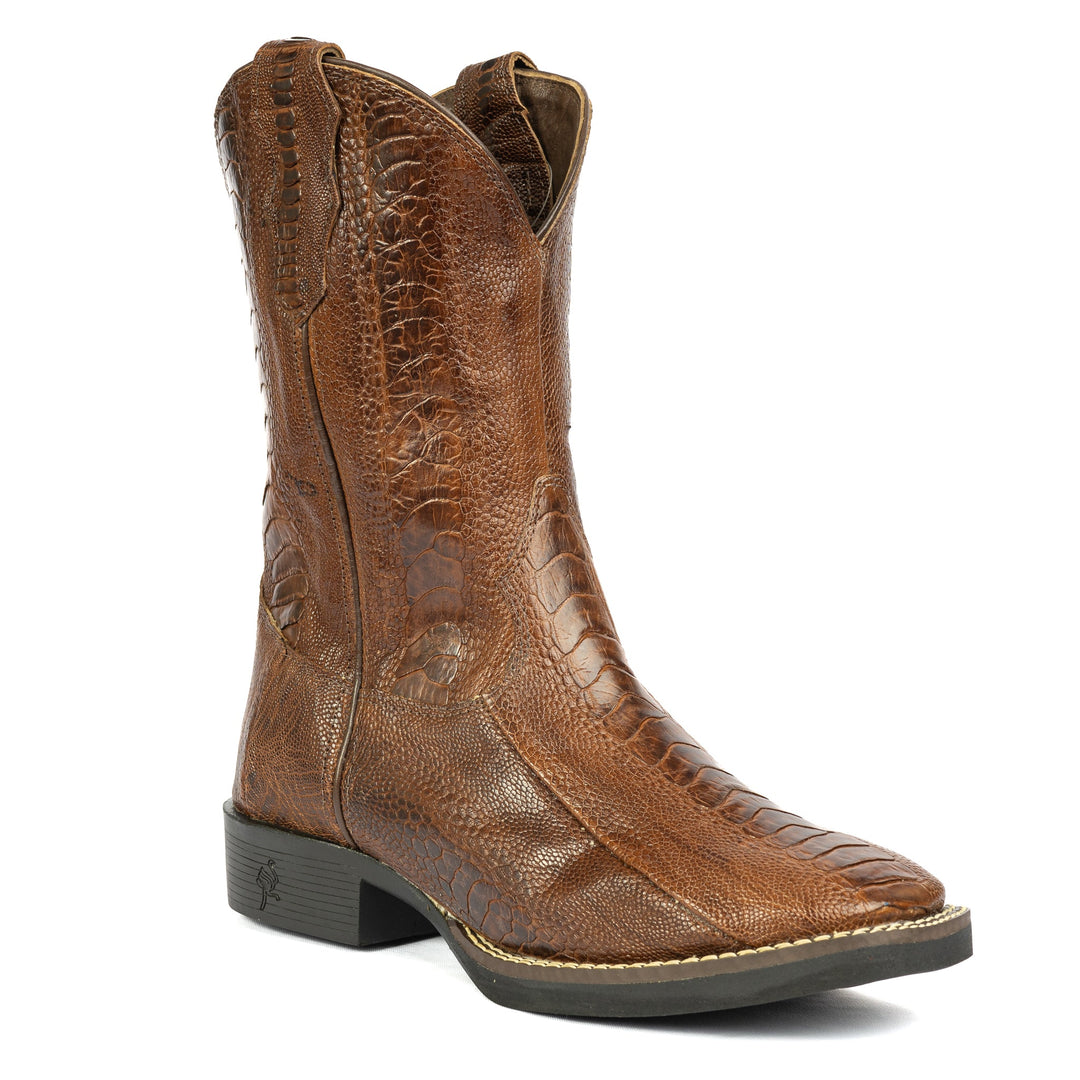 Bota Masculina em Couro de Canela de Avestruz Strut - Strut