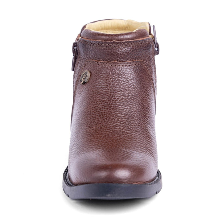 Botina Feminina Zebu em Couro Bovino 73090FL04 - Strut