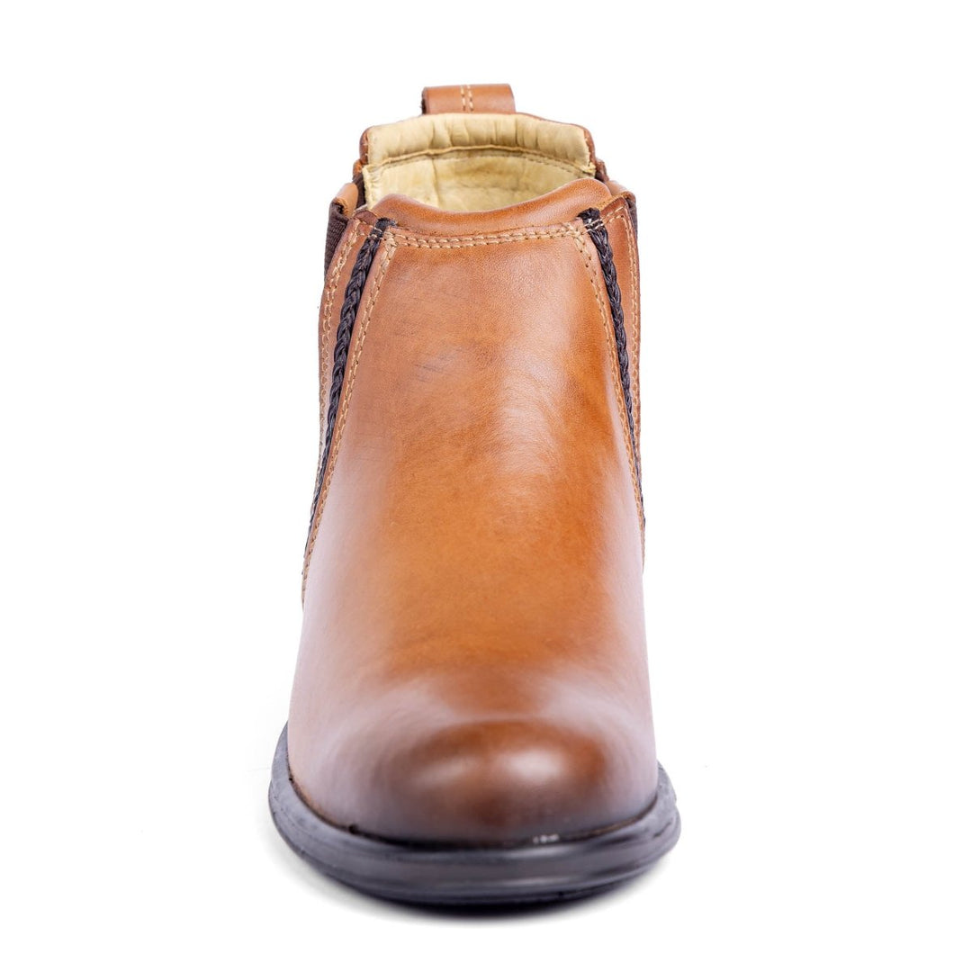 Botina Feminina Zebu em Couro Bovino 87010LT09 - Strut