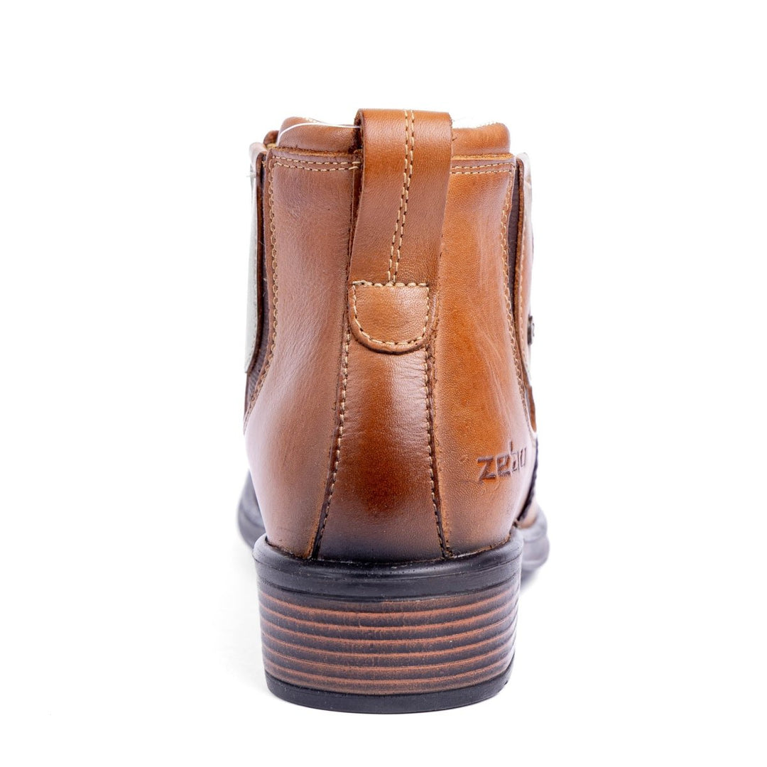 Botina Feminina Zebu em Couro Bovino 87010LT09 - Strut