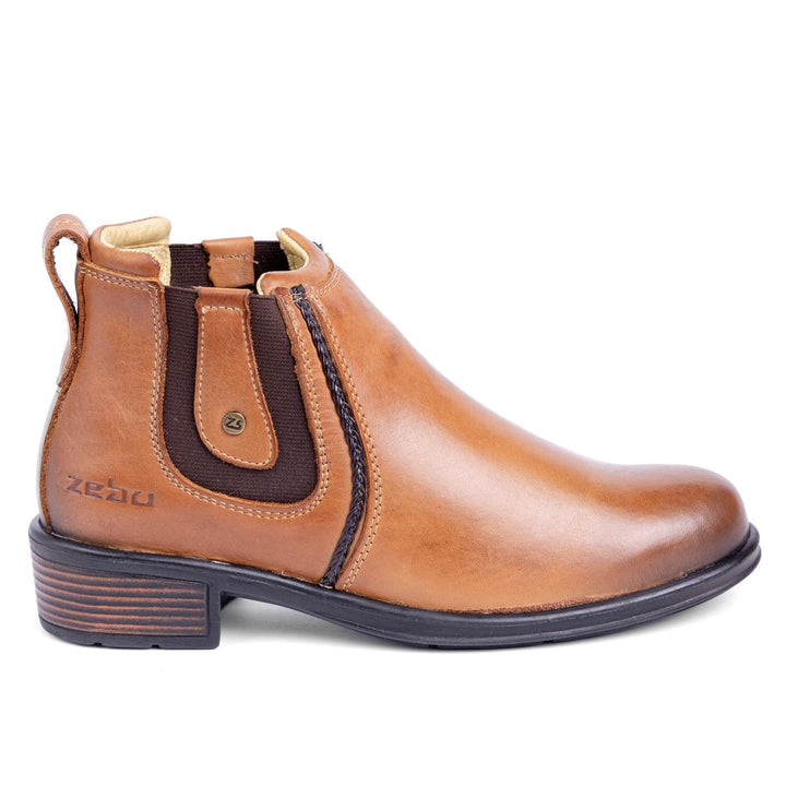 Botina Feminina Zebu em Couro Bovino 87010LT09 - Strut