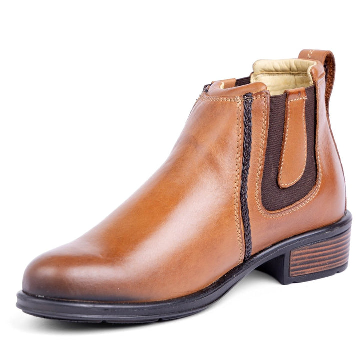 Botina Feminina Zebu em Couro Bovino 87010LT09 - Strut