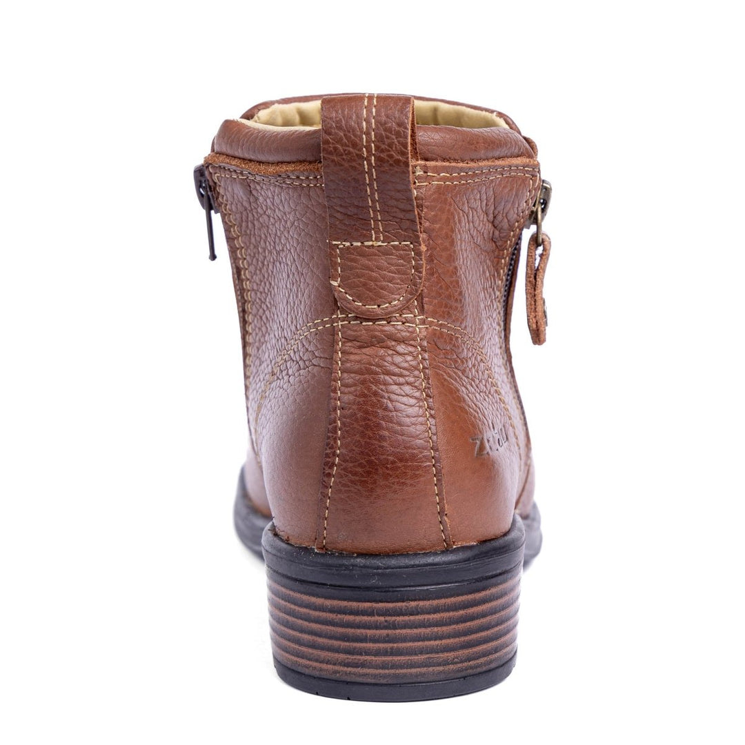 Botina Feminina Zebu em Couro Bovino 87020FL07 - Strut